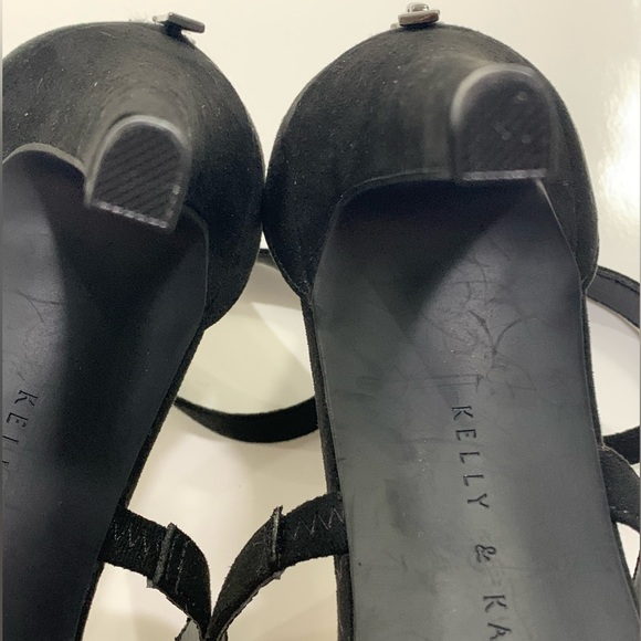 Kelly and Katie Black Size 9.5 Women's Heels Sandals Shoes - Picture 9 of 13